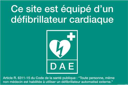 Emplacement des défibrillateurs