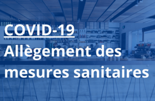 Allègement des mesures sanitaires