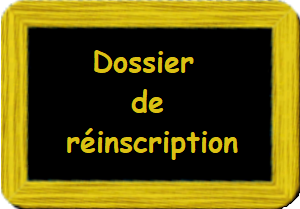 Réinscriptions rentrée 2022