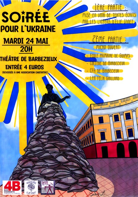 Soirée théâtre pour l'Ukraine
