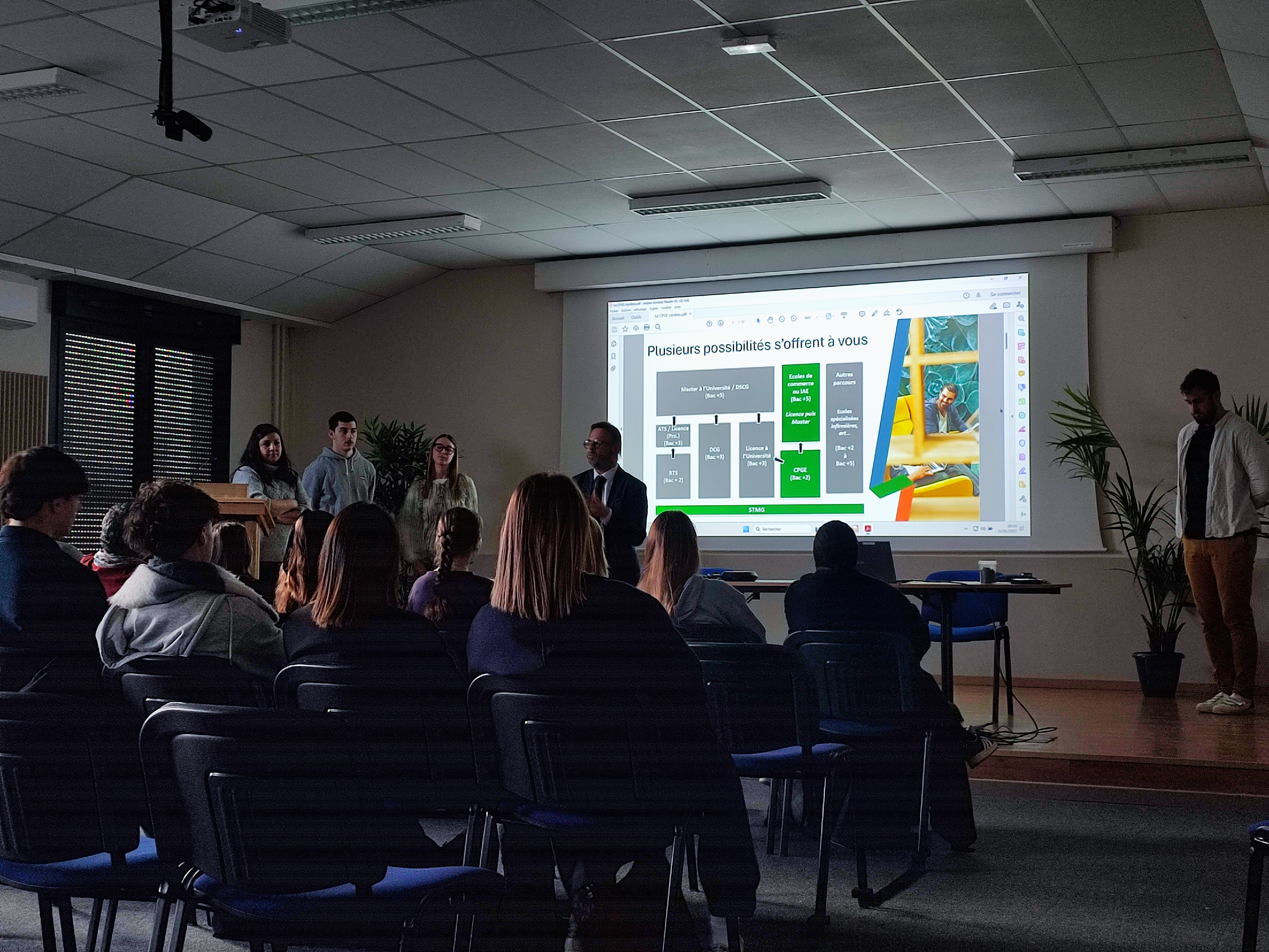 Présentation de La Classe Prépa de Niort aux STMG