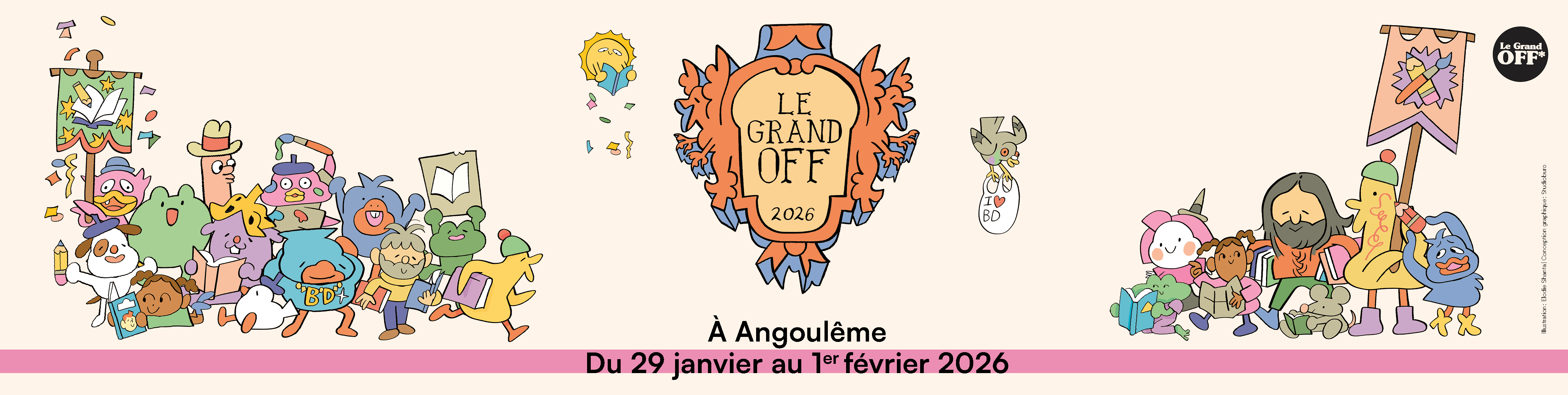 Journée BD au Grand Off à Angoulême